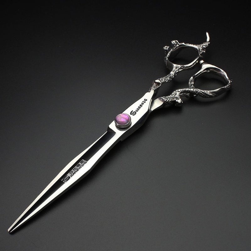 SHARONDS 7" 7.5" 8"9" Professional Hairdressing Scissors Barber Salon Hair Cutting Dragon Shears (Large). (7 inchâ€”A) - Image 3